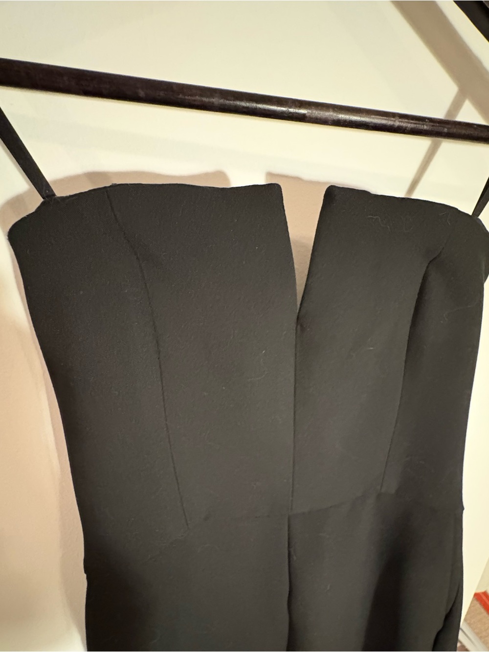 Aritzia Black Strapless Wide-Leg Jumpsuit | Size 6 NWT